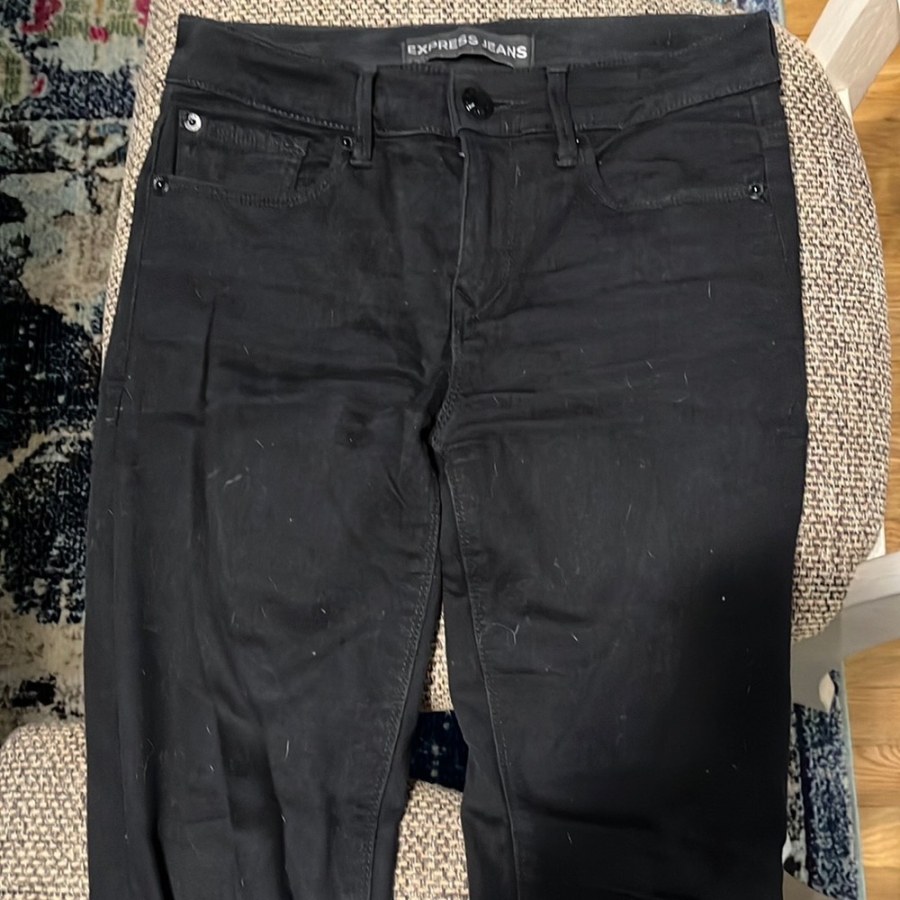 Womens Express jeans black size 2R